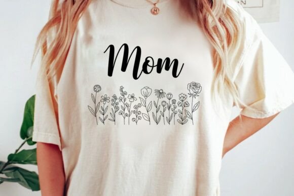 Download Floral Mom Script Design Png - Mom Collection