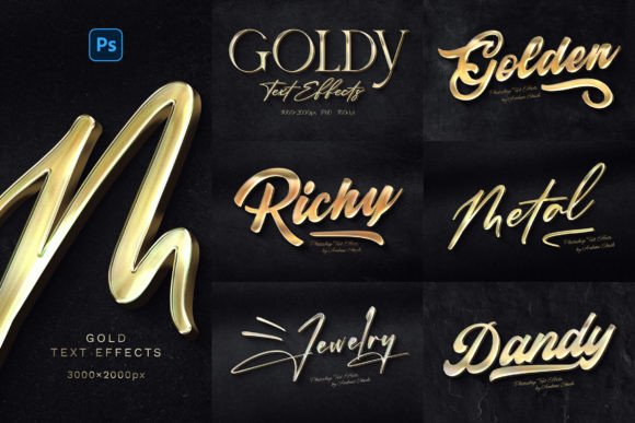 Download Gold Text Effects - Premium Resources