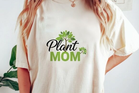 Download Plant Mom Green Script Design Png - Mom Collection