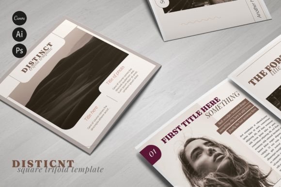Download Distinct Square Brochure Template - Premium Resources